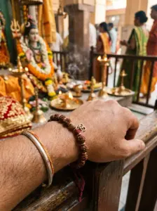 Temple Blessing Rudraksha Bracelet