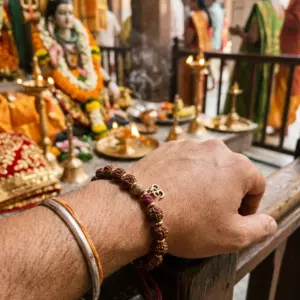 Temple Blessing Rudraksha Bracelet